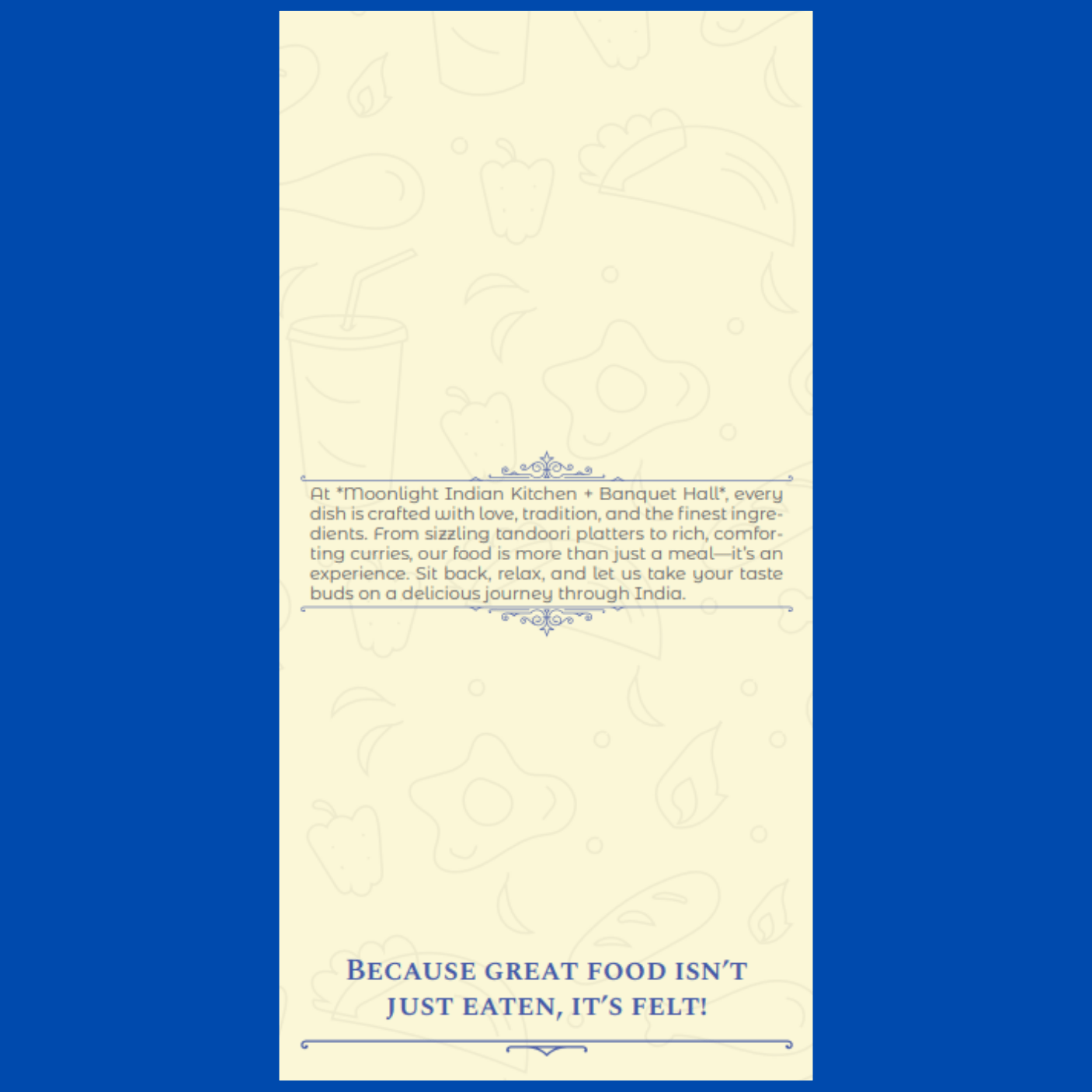 Moonlight Indian Kitchen + Banquet Hall - Brand Assets
