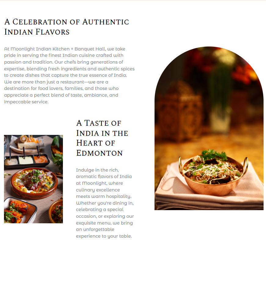 MOONLIGHT INDIAN KITCHEN + BANQUET