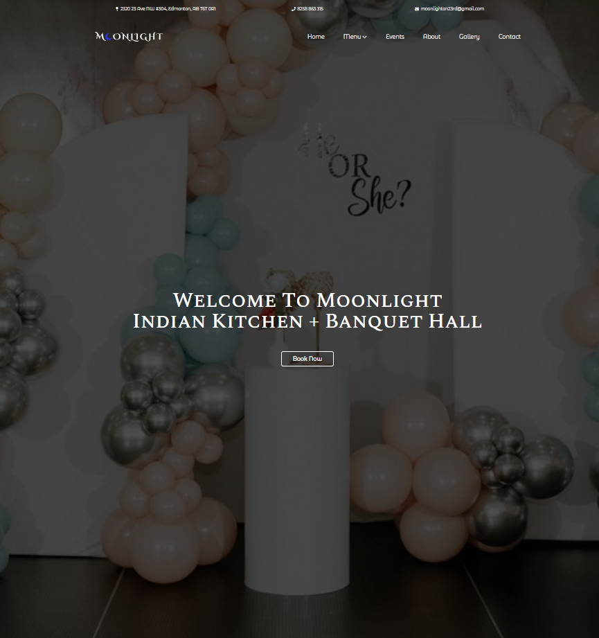 MOONLIGHT INDIAN KITCHEN + BANQUET