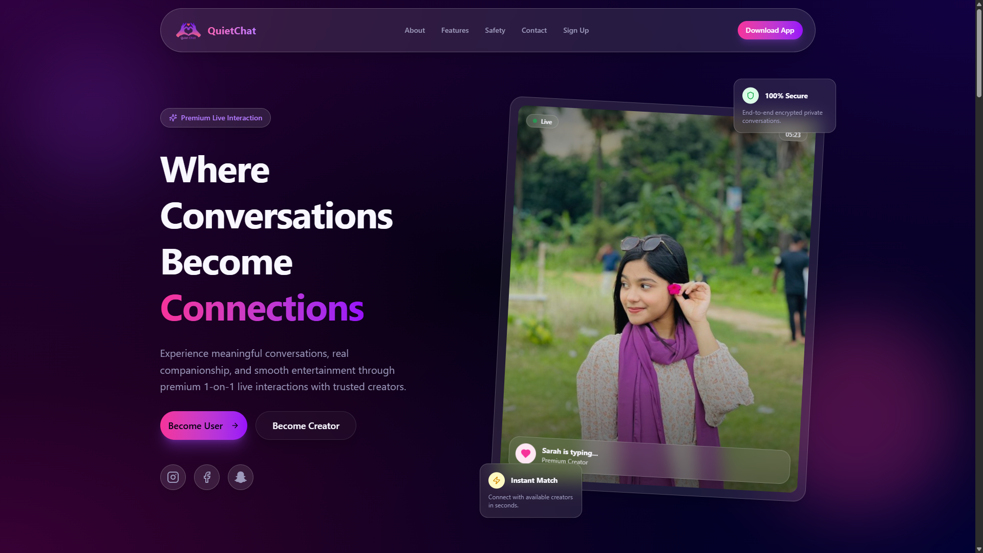 QuietChat Platform