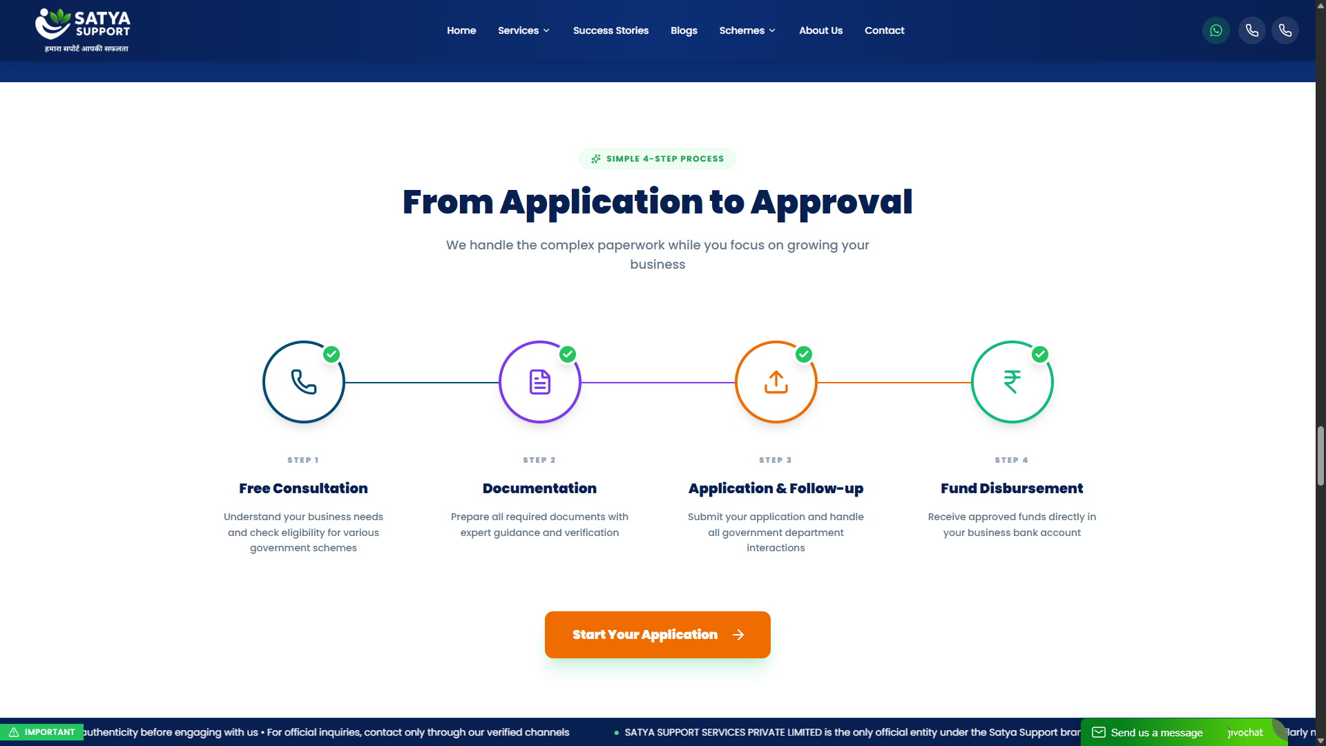 Satya Support Portfolio