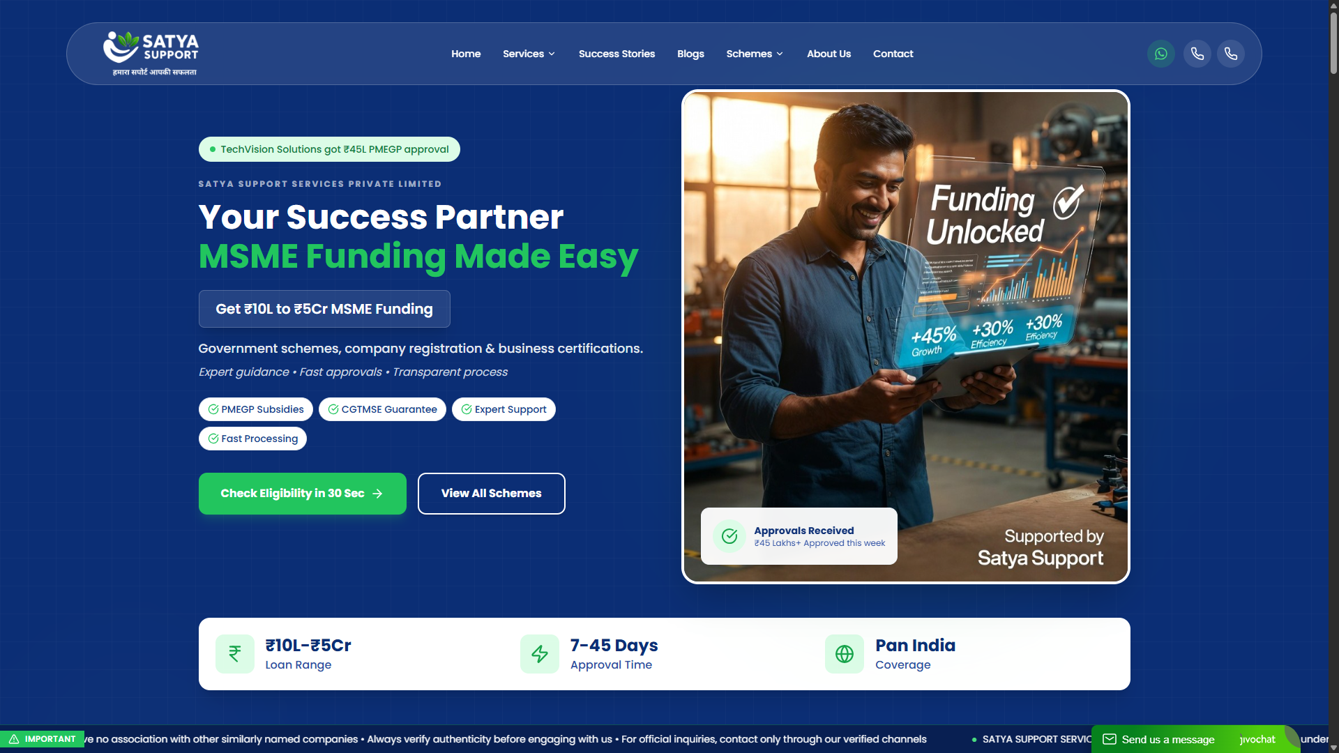 Satya Support Portfolio