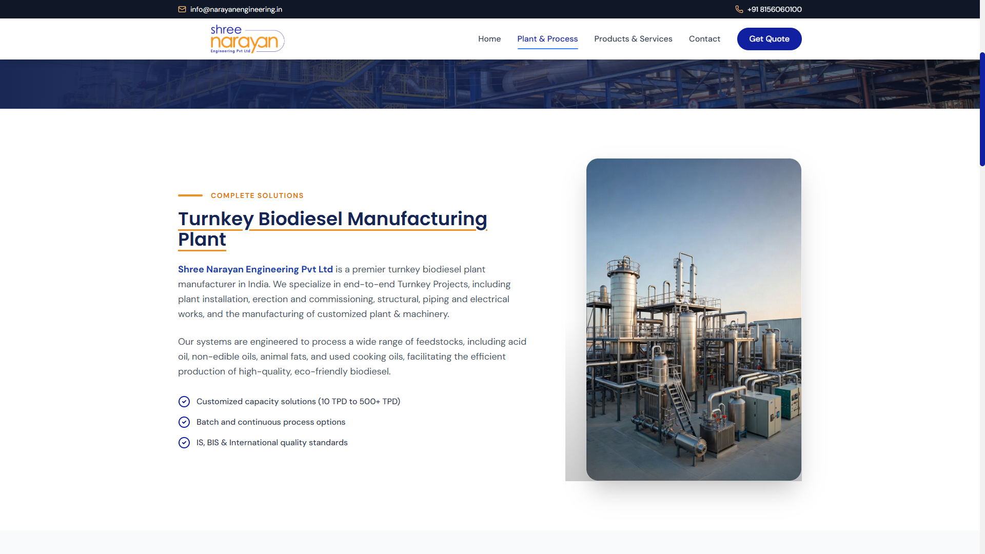 Shree Narayan Engineering Portfolio