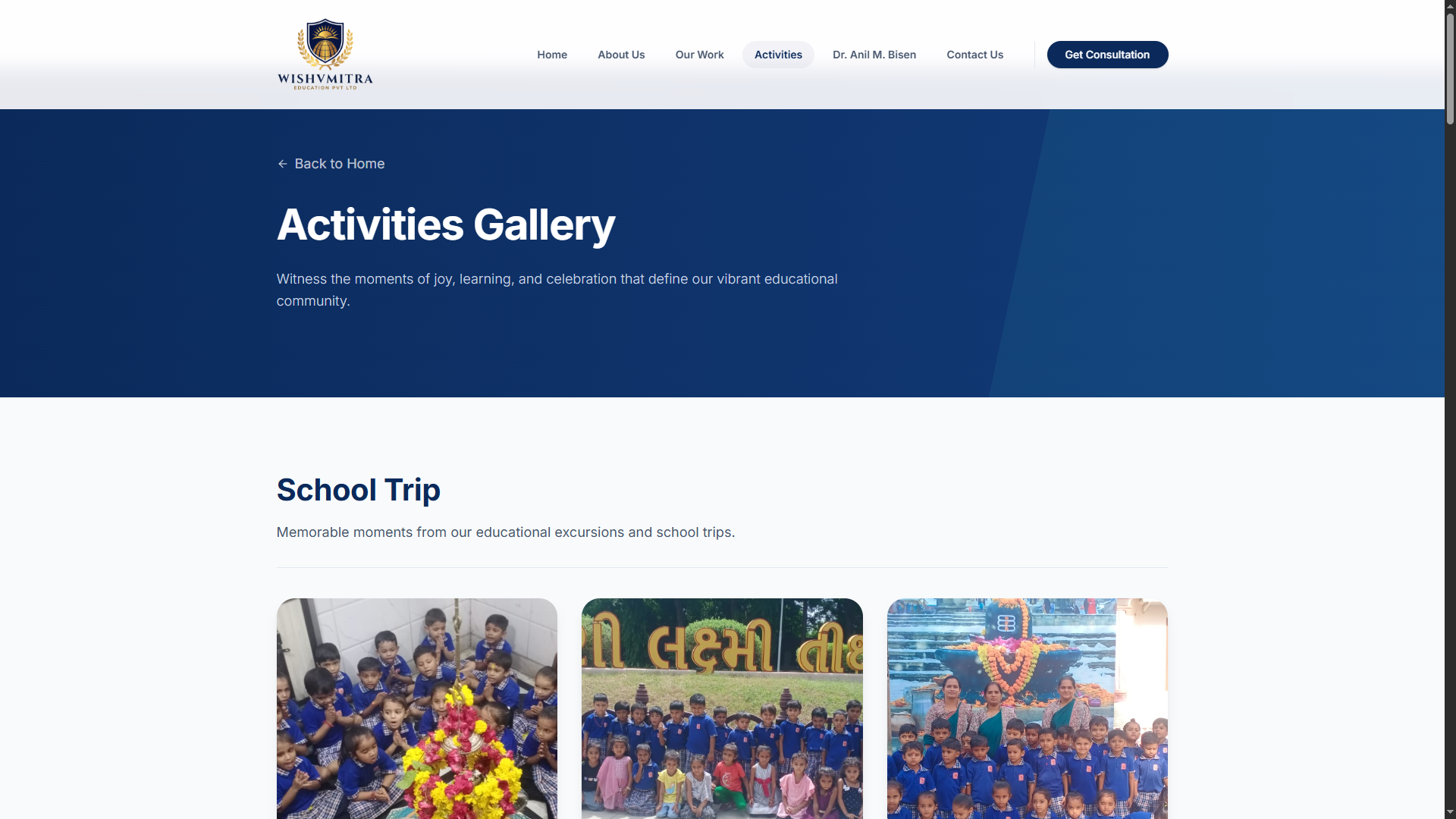 WISHVMITRA Education