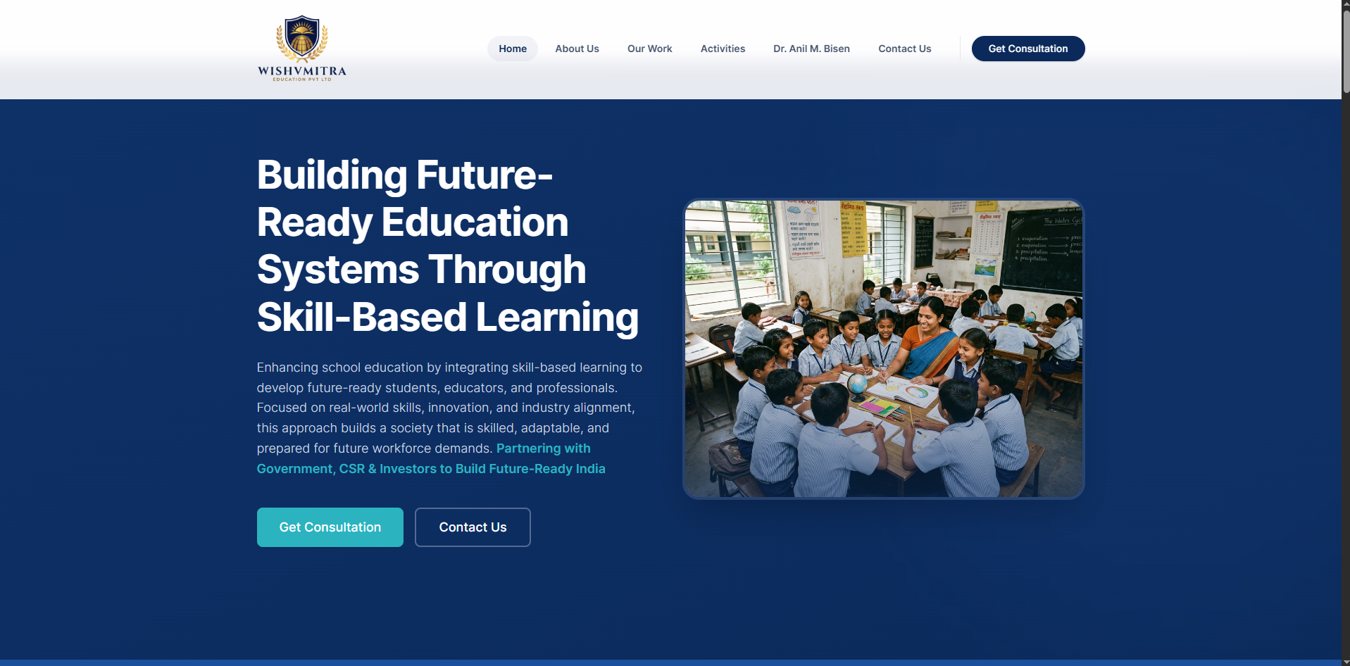 WISHVMITRA Education